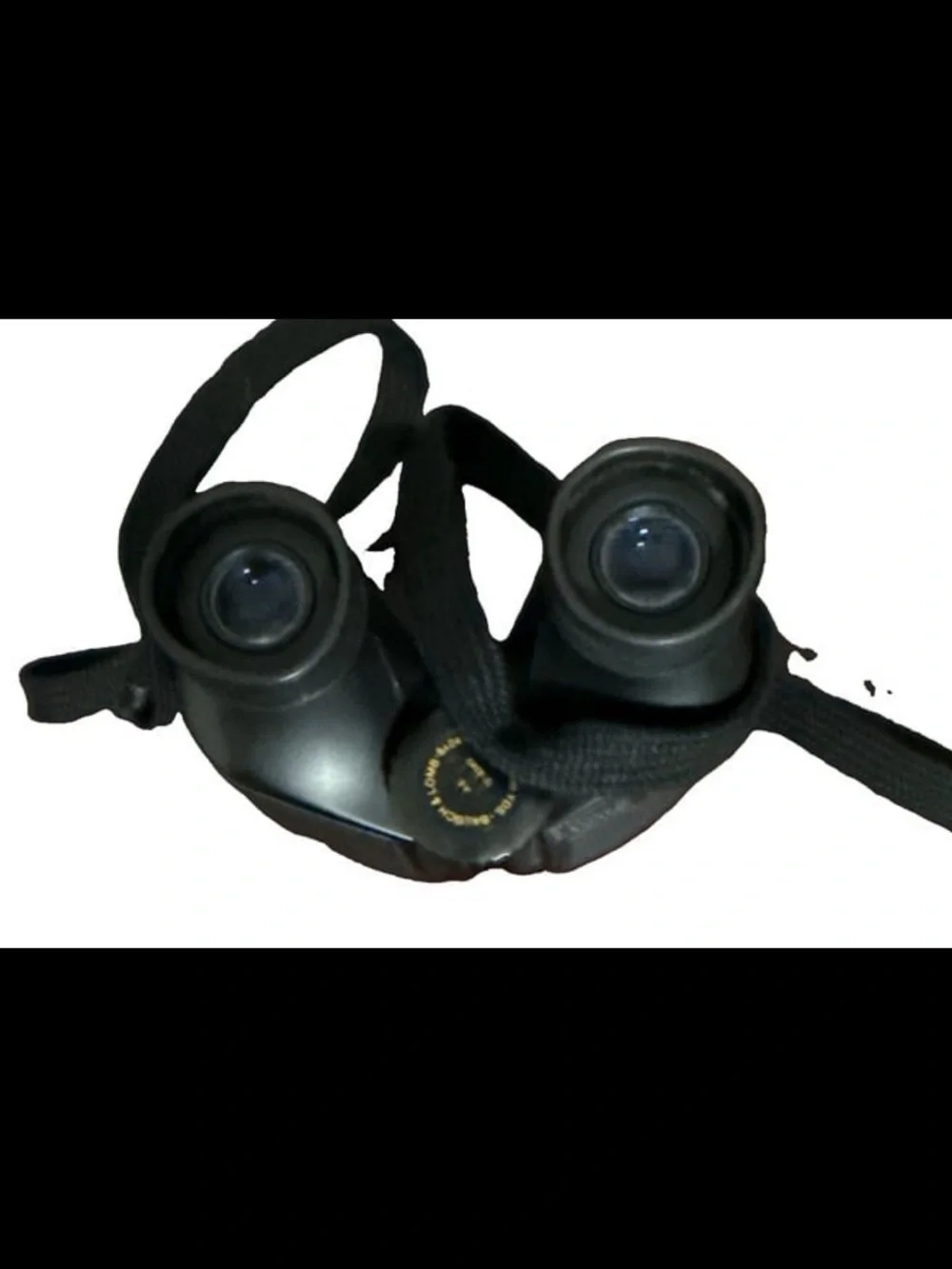 Bausch & Lomb Binoculars 8x Magnification Black with Neck Strap